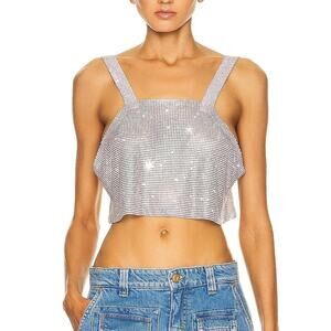 SANTA BRANDS  embellished chainmail top Onesize